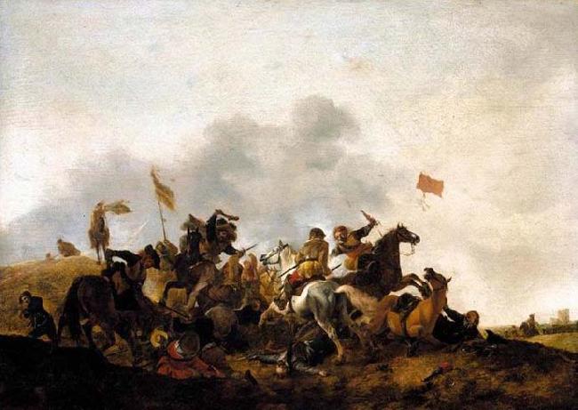 WOUWERMAN, Philips Cavalry Skirmish oil painting picture